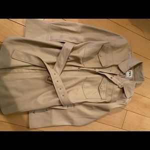 Zara pleather coat
